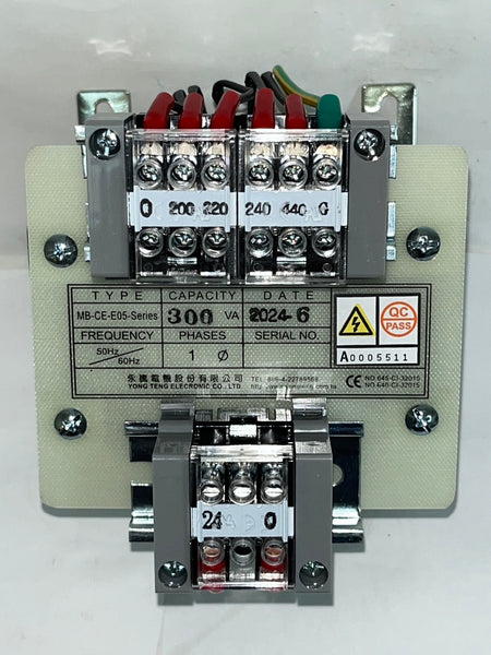 300VA Transformer 1PHASE INPUT: 200/220/240/440V YONG TENG MB-CE-E05