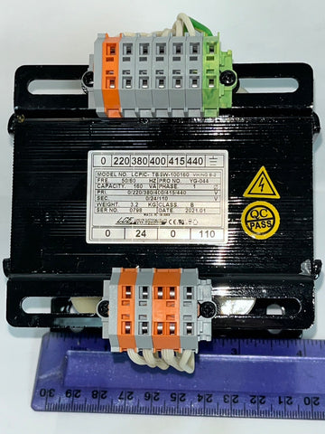 160VA Transformer 1PHASE P: 220/380/400/415/440V S: 24/110V YG-044