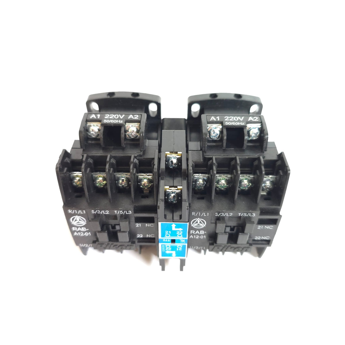 RIKEN RRAB-A12 C1 Coil Voltage 220V Magnetic Contactor (Fwd & Rev)