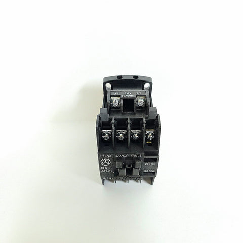 RIKEN Magnetic Contactor, RAB-A12 C1, Normally Open, Coil Voltage: 24V