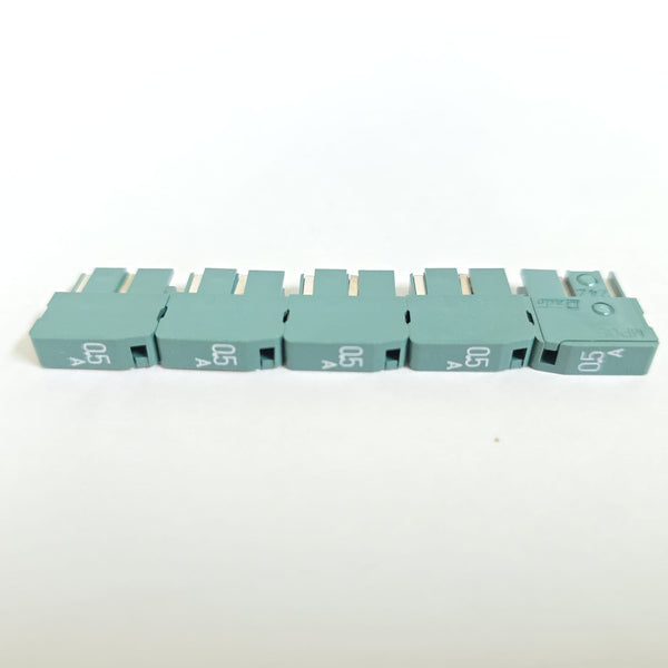 Fanuc A60L-0001-0046#0.5 FUSE 0.5AMP (DAITO),GREEN with ALARM INDICATOR (5pcs)
