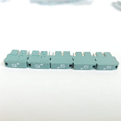 Fanuc A60L-0001-0046#1.0 FUSE 1.0AMP (DAITO),GREEN with ALARM INDICATOR (5pcs)
