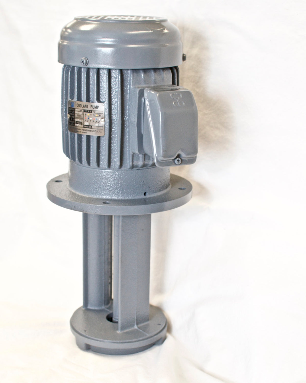 1/2 HP Immersion Coolant Pump, 220V/440V, 3PH, Shaft Length 8" (210mm),YC-2210-3