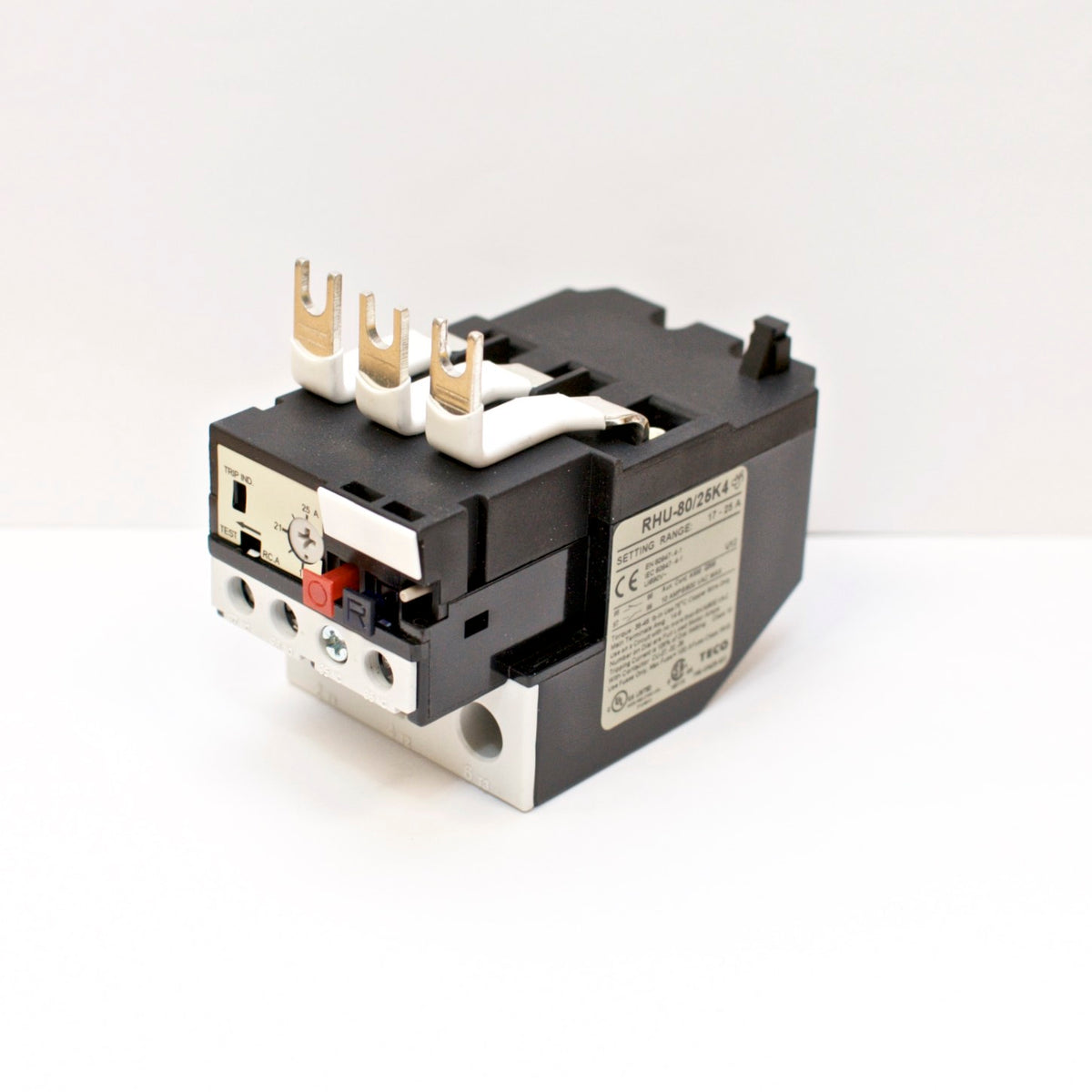 TECO RHU-80/25K4 thermal overload relay, Current range: 17 ~ 25A