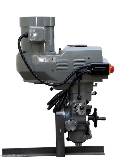 Eisen S-2AH milling machine head, R8 taper, 3 HP, 440V, 3-phase