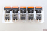 FUJI AH164-TLO11E3 Orange Pushbutton Command Switch 24VDC LED (Pack of 5)