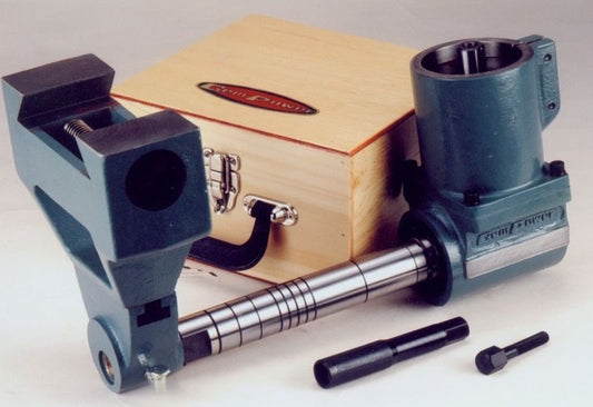 Horizontal Milling Attachment R8 w/ Support (55° dovetail) & Arbor