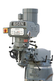 EISEN S-2A 9x49 Milling Machine, 3HP, Bridgeport-style, Free X-axis Powerfeed
