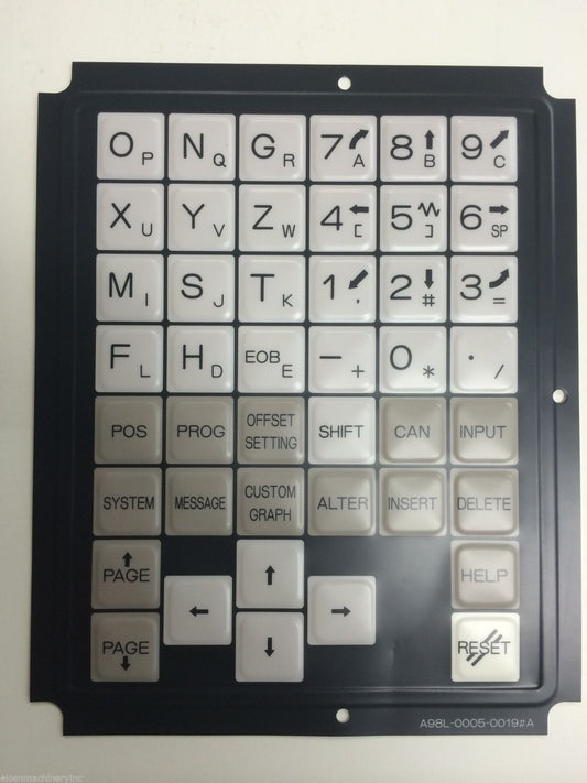 A98L-0005-0019#A  FANUC MEMBRANE KEYSHEET FS20/FS21 SMALL MDI