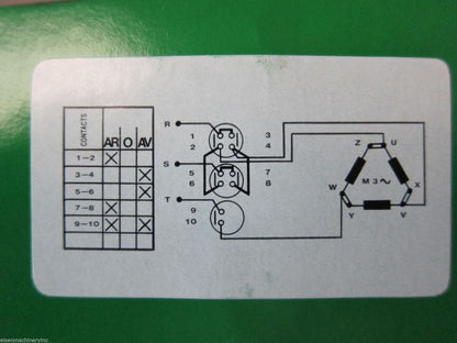 Milling Machine Part - Forward Reverse Switch for 3 phase motor