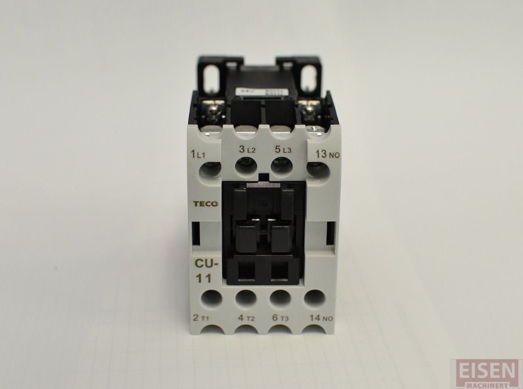 TECO CU-11 Magnetic Contactor, 24V coil, 3A1a, Normally Open, (TAIAN CN-11)