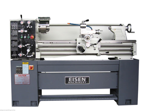 EISEN 1440E 14" x 40" Engine Lathe with DRO, Made in Taiwan, 220V 3PH 4P/8P
