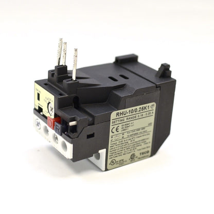 TECO RHU-10/0.25K1 thermal overload relay, Amp range: 0.16 ~ 0.25A