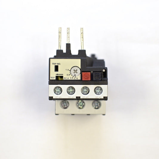 TECO RHU-10/1K1 thermal overload relay, Amp range: 0.75 ~ 1A