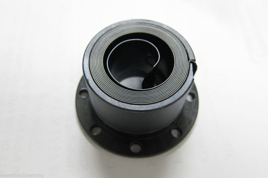 Milling Machine Spindle Quill Return Clock Spring with Cover Hub R8 ...