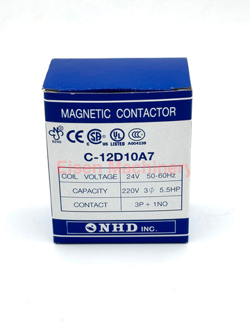 NHD C-12D10A7 magnetic contactor 24V coil voltage