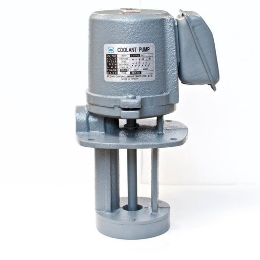 1/8 HP Coolant Pump, 220V/440V, 3PH, Shaft Length 4.3" (110mm) YC-8110-3