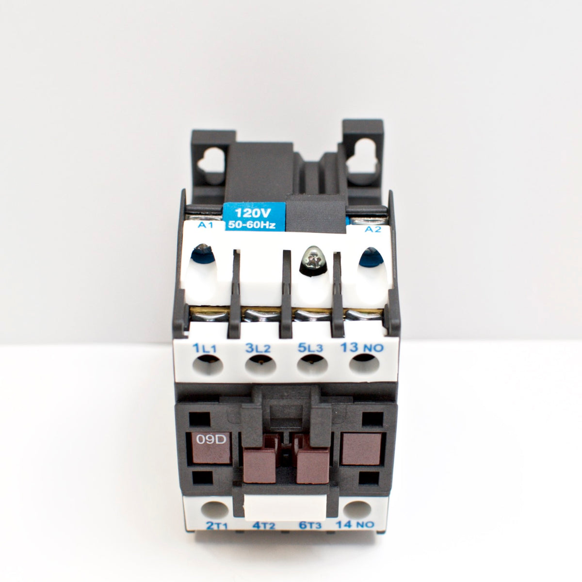 NHD C-09D10E7 magnetic contactor for 3HP motor, 120V coil, normally open