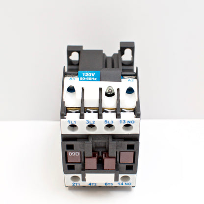 NHD C-09D10E7 magnetic contactor for 3HP motor, 120V coil, normally open