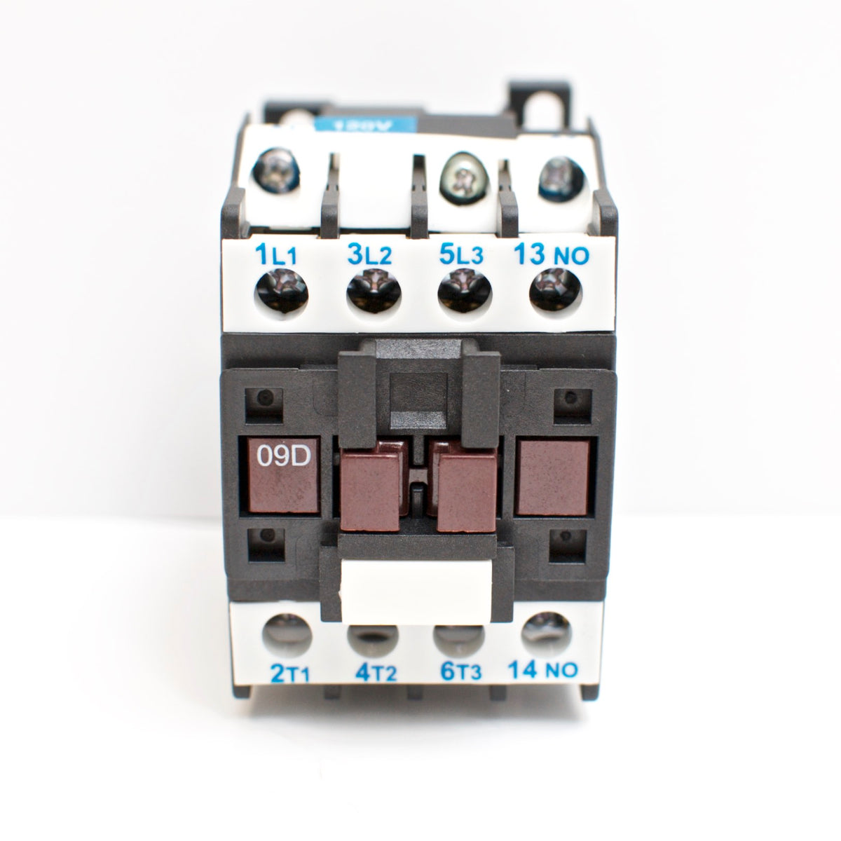 NHD C-09D10E7 magnetic contactor for 3HP motor, 120V coil, normally open