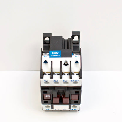 NHD C-12D10E7 magnetic contactor for 5.5HP motor, 120V coil, normally open