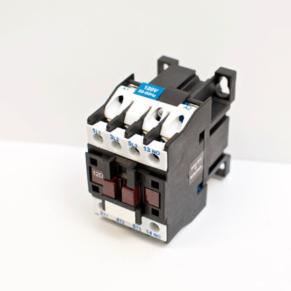 NHD C-12D10E7 magnetic contactor for 5.5HP motor, 120V coil, normally open