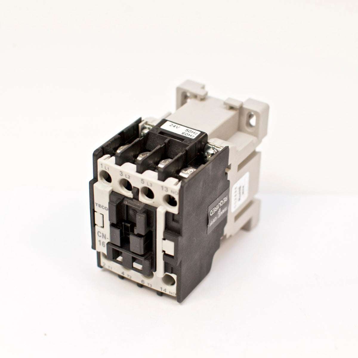 TECO CN-16 Magnetic Contactor, 32A, 3 Phase, 24V Coil 3A1a, N/O