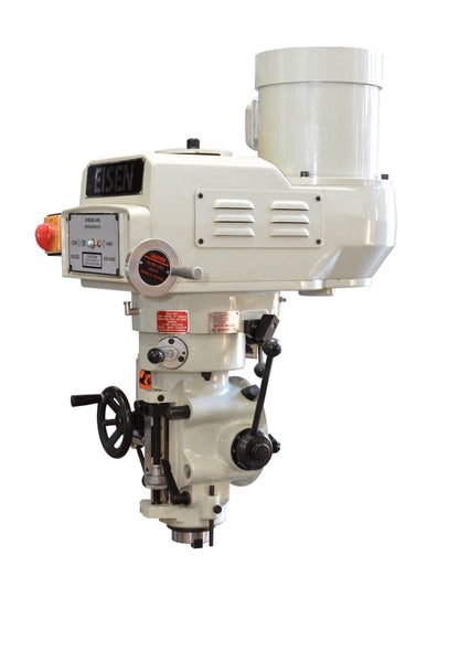 Eisen S-2AH-NT30 milling machine head, NT30 taper, 3 HP, 220/440V, 3-phase