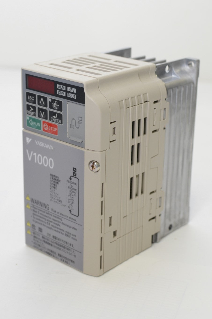 Yaskawa V1000 VFD Inverter Drive 0.4KW (1/2HP), 200V ~ 240V, CIMR-VA2A0004BAA