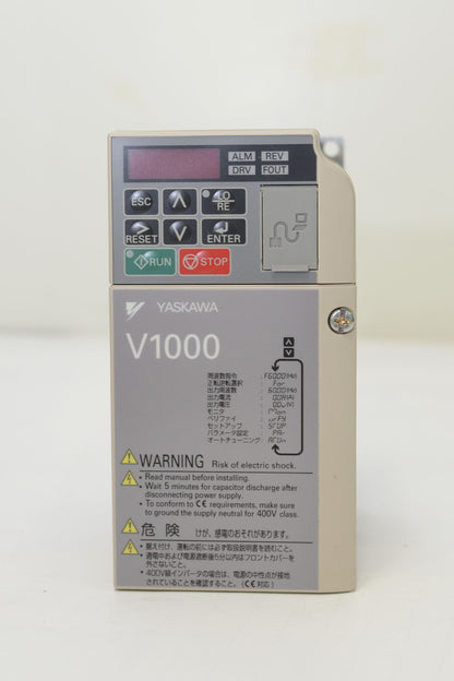 Yaskawa V1000 VFD Inverter Drive 0.4KW (1/2HP), 200V ~ 240V, CIMR-VA2A0004BAA