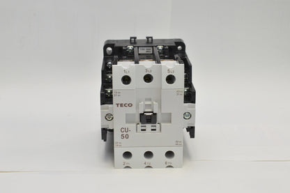 TECO CU-50 Magnetic Contactor, 72 Amp, 3 Phase, 110V Coil, 3A2a2b  (TAIAN CN-50)