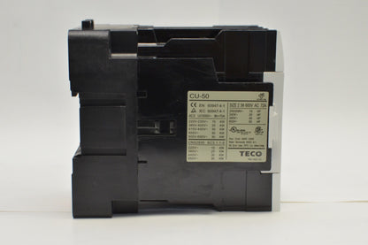 TECO CU-50 Magnetic Contactor, 72 Amp, 3 Phase, 110V Coil, 3A2a2b  (TAIAN CN-50)
