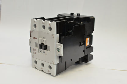 TECO CU-50 Magnetic Contactor, 72 Amp, 3 Phase, 110V Coil, 3A2a2b  (TAIAN CN-50)