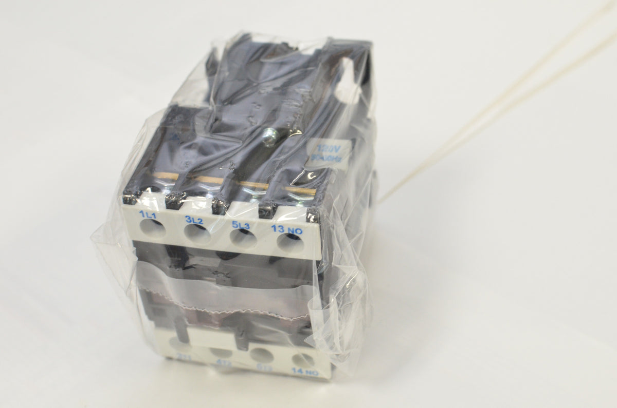 NHD C-25D10E7 magnetic contactor for 10HP motor, 120V coil, normally open