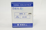 NHD thermal overload relay NTH-4 2PE,  2.9 ~ 4 amp