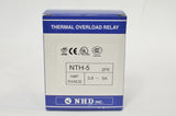 NHD thermal overload relay NTH-5 2PE,  3.8 ~ 5 amp