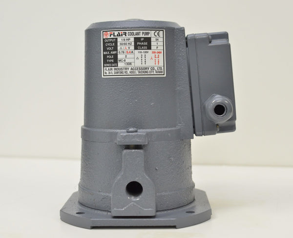 1/8 HP Machinery Coolant Pump, 110/220V, 1PH, Suction-type, CE, FLAIR MC-8000-1