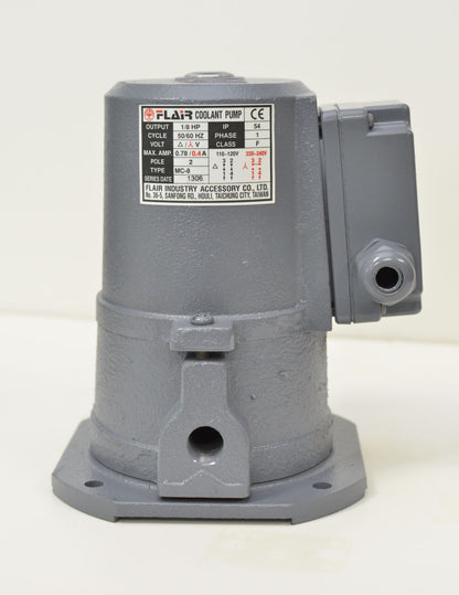 1/8 HP Machinery Coolant Pump, 110/220V, 1PH, Suction-type, CE, FLAIR MC-8000-1