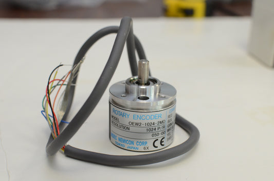 NIDEC NEMICON Rotary Encoder OEW2-1024-2MD 050-00 DC5V 1024 pulse/rev