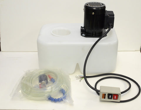 1/8 HP coolant system with 13L tank, pump & nozzle, 220V/440V 3PH (SP)