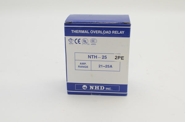 NHD thermal overload relay NTH-25 2PE, 21 ~ 25 amp