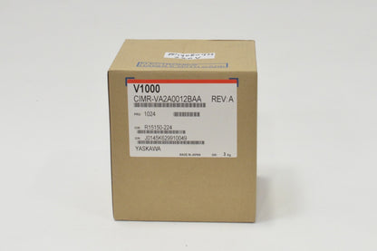 Yaskawa V1000 VFD Inverter Drive, 2.2KW (3HP), 200 ~ 240V, CIMR-VT2A0012BAA
