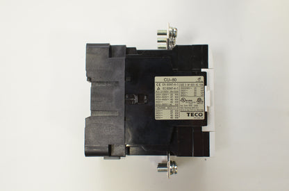 TECO CU-80 Magnetic Contactor, 104 Amp, 3 Phase, 110V Coil, 3A2a2b