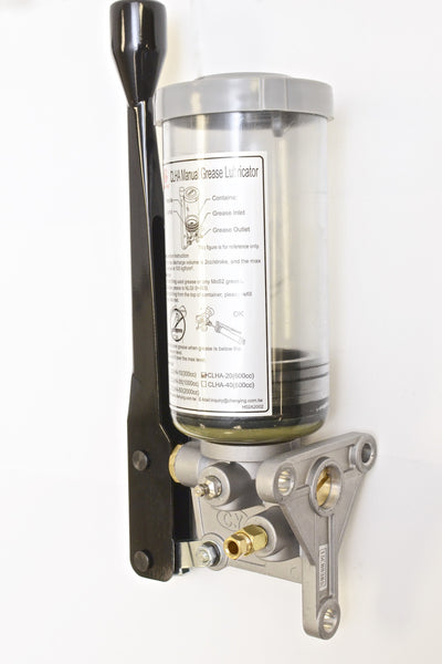 CLHA-20 Manual Grease Pump Unit for NLGI #0, #00, #000, 600ml, Machine Mount