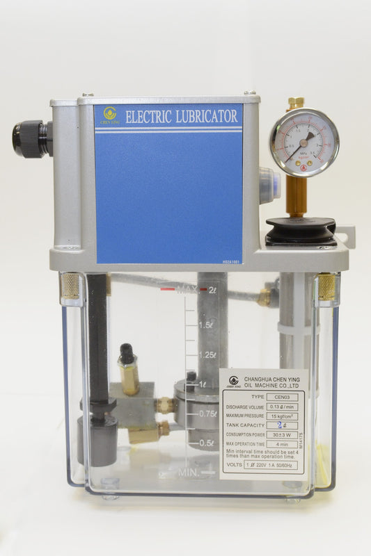 CEN03 Pressure Relief Electric Lubricator CEN03 2 Liter, 220VAC Lubrication Unit