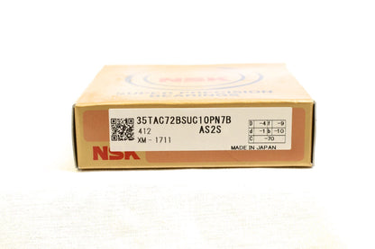NSK 35TAC72BSUC10PN7B CNC Ballscrew Support Bearing 35x72x15 P4 35TAC72B