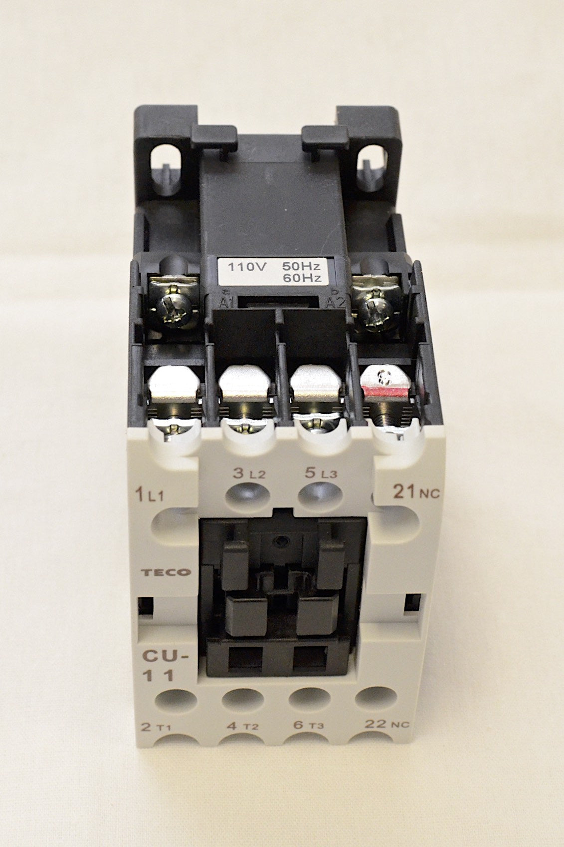 TECO CU-11 magnetic contactor, 24A, 3 phase, 110V coil 3A1b N/C (TAIAN CN-11)