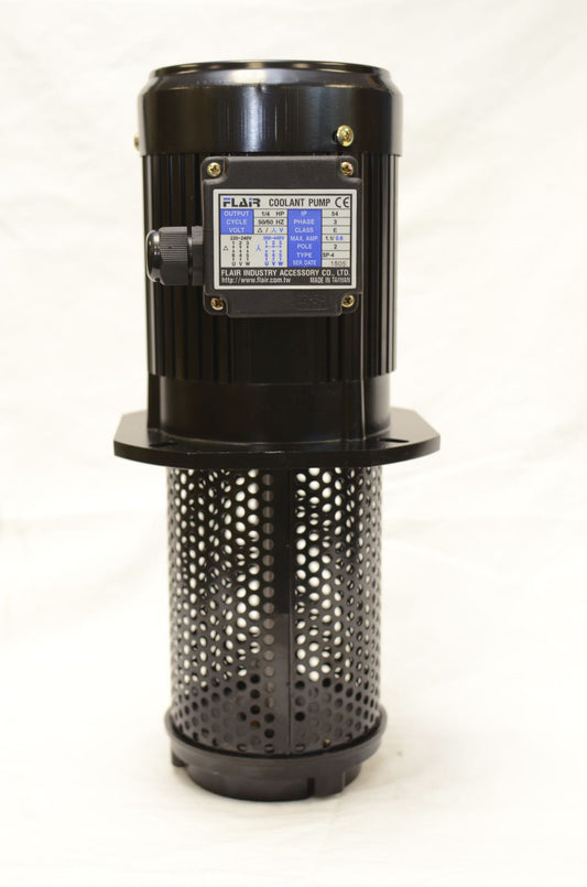 1/4 HP Filtered Coolant Pump, 220V/440V, 3PH, 180mm (7"), FLAIR SP-4180-220V