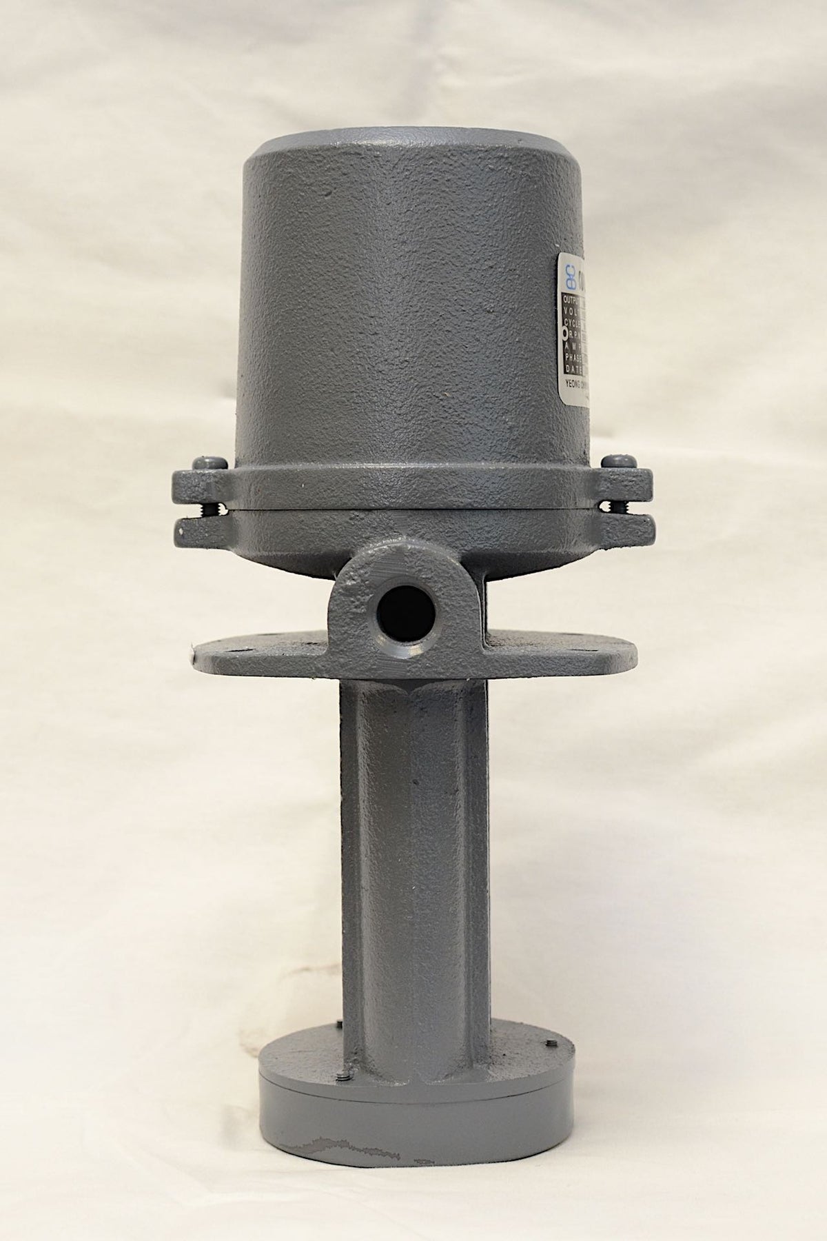 1/8 HP Cast Iron Immersion Coolant Pump, 110/220V, 1PH, Length 5" (130mm) YC