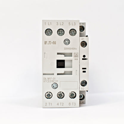 EATON Moeller Contactor DILM17-01 220V Coil Voltage, 3 Phase NC (XTCE018C01AO)